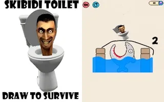Skibidi Toilet Draw to Survive - game thumbnail image