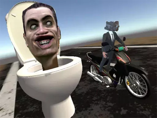 Skibidi Toilet Moto Bike Racing 2 - game thumbnail image