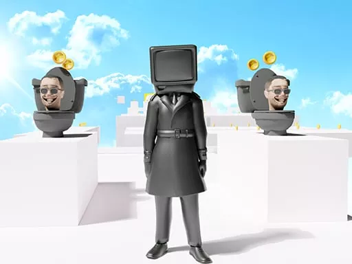 Skibidi Toilet Parkour run 2024 - game thumbnail image