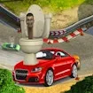 Skibidi Toilet Racing Multiplayer game thumbnail image