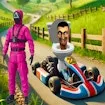 Skibidi Toilet Squid Game Kart Racing Online game thumbnail image