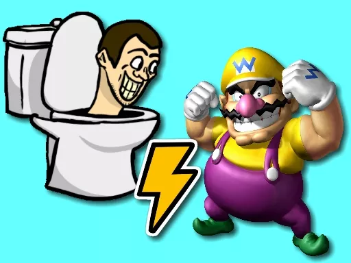 Skibidi Toilet vs Wario - game thumbnail image