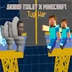 Skibidi Toilet X Minecraft Tug War game thumbnail image