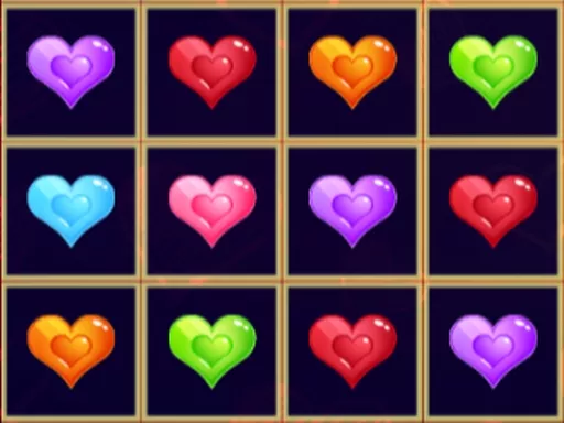 Sliding Hearts Match 3 - game thumbnail image