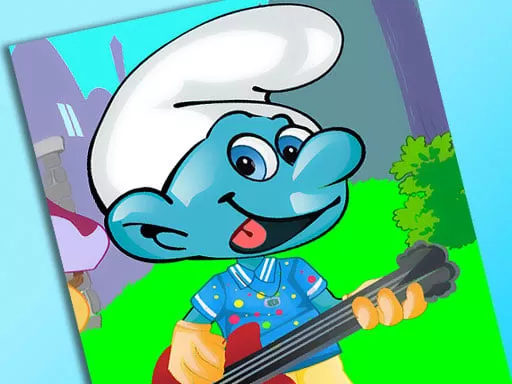 Smurf Dress Up - game thumbnail image