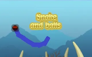 Snake and balls - game thumbnail image