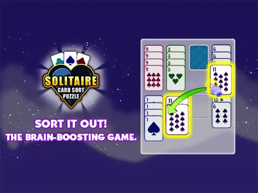 Solitaire Card Sort Puzzle game thumbnail image