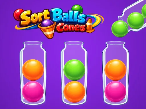 Sort Balls - Cones - game thumbnail image
