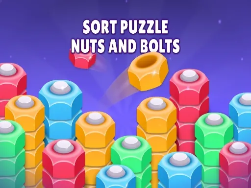 Sort Puzzle - Nuts and Bolts - game thumbnail image