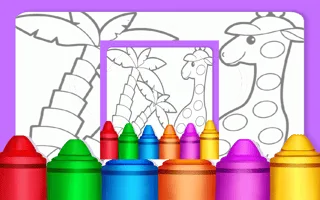 Special Easy Animal Coloring Pages For Kids - game thumbnail image
