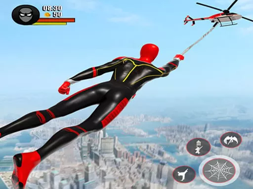 Spiderman Rope Hero 3D - game thumbnail image