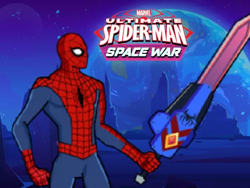 Spiderman Space War - game thumbnail image