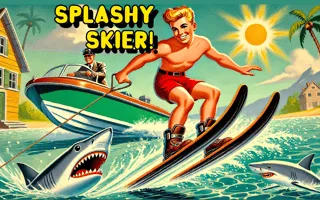 Splashy Skier - game thumbnail image