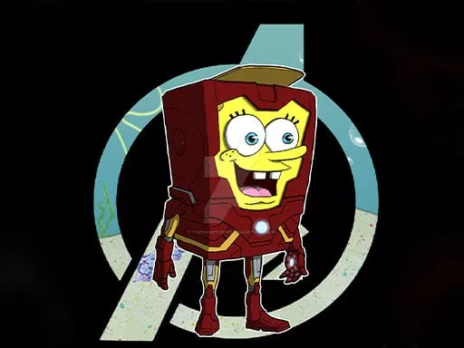 spongebob iron man - game thumbnail image