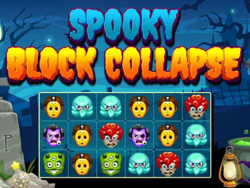 Spooky Block Collapse - game thumbnail image