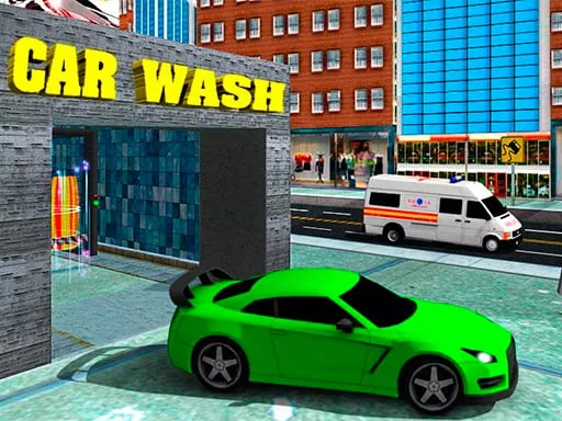 Sports Car Wash Gas Station - game thumbnail image