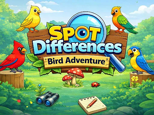 Spot Differences Bird Adventure - game thumbnail image