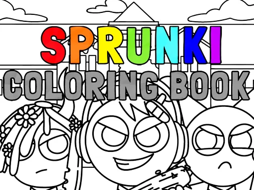 Sprunki Coloring Book game - game thumbnail image