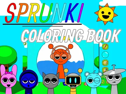 Sprunki Coloring Books game thumbnail image