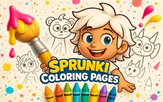 Sprunki Coloring Pages - game thumbnail image