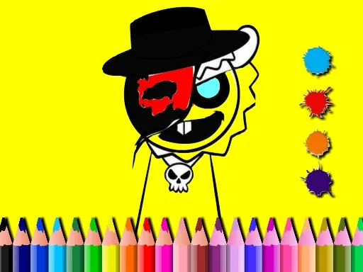 Sprunki Coloring Time game thumbnail image