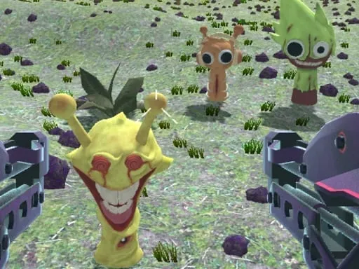 Sprunki Island Survival Shooting game thumbnail image