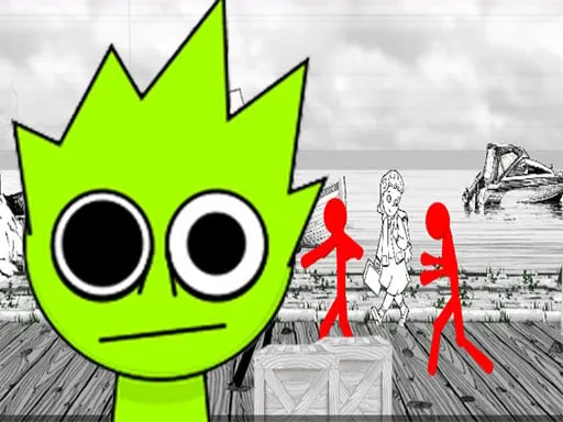 Sprunki Rage Stickman Incredibox game thumbnail image