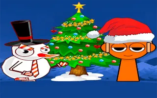 Sprunki Santa Rescue - game thumbnail image