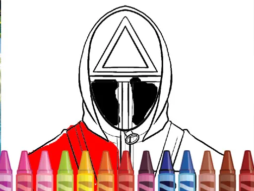 Squid Game Coloring Round game thumbnail image