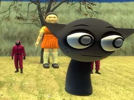 Squid Game Sprunki Hide - game thumbnail image