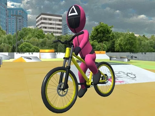 Squid Gamer BMX Freestyle - game thumbnail image