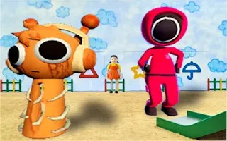 Squid Sprunki Game Red Light - game thumbnail image