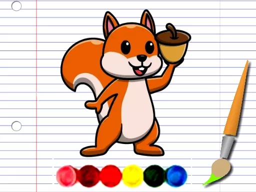 Squirrel Coloring Adventure - game thumbnail image