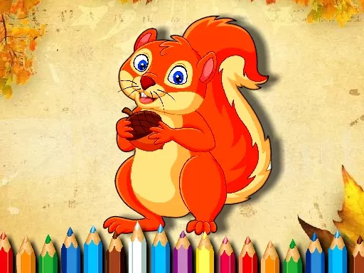 Squirrel Coloring Book - game thumbnail image