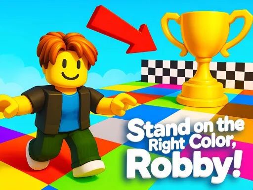 Stand on the Right Color, Robby! - game thumbnail image
