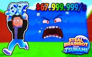Steal Brainrot From Tsunami Online - game thumbnail image