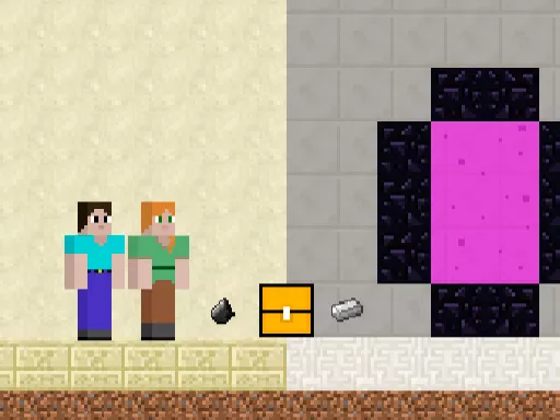 Steve and Alex House Escape - game thumbnail image