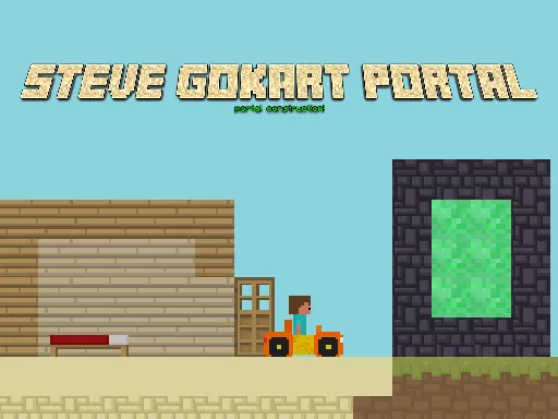 Steve Go Kart Portal - game thumbnail image