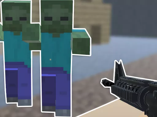 Steve Zombie Shooter - game thumbnail image