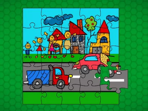 Stick Family Fun Time Jigsaw - game thumbnail image