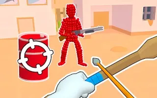 Stickman Archer Shooting Arrows at Reds - game thumbnail image