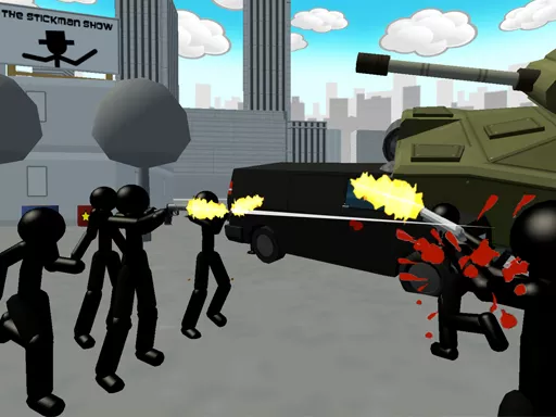 Stickman City Shooting 3D - game thumbnail image