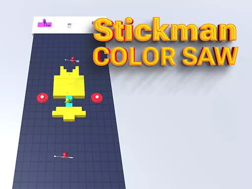 Stickman Color Saw  - game thumbnail image