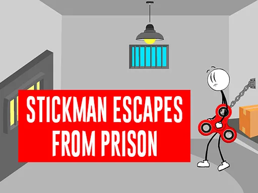 Stickman escapes from prison - game thumbnail image