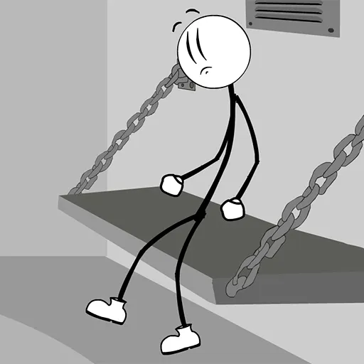 Stickman escapes from prison game thumbnail image