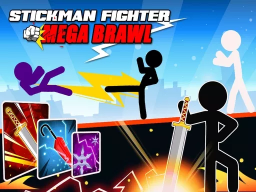 Stickman Fighter : Mega Brawl - game thumbnail image
