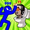 Stickman Hero Skibidi Tower Defense game thumbnail image