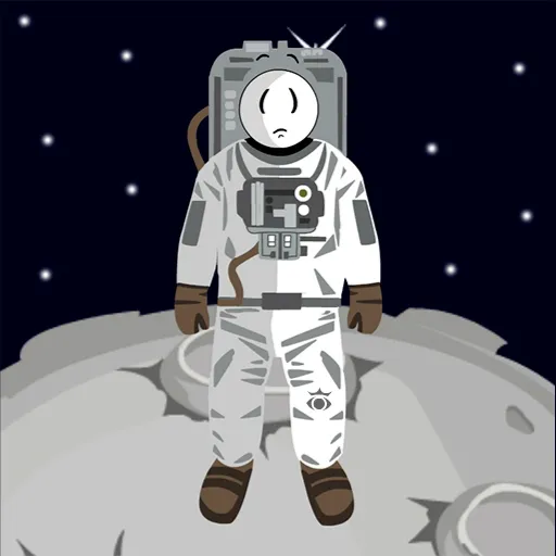 Stickman in space game thumbnail image