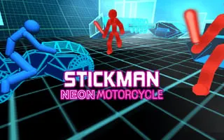 Stickman Neon Motorcycle Racing - game thumbnail image