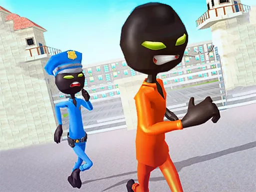 Stickman Prison Escape Story 3D - game thumbnail image